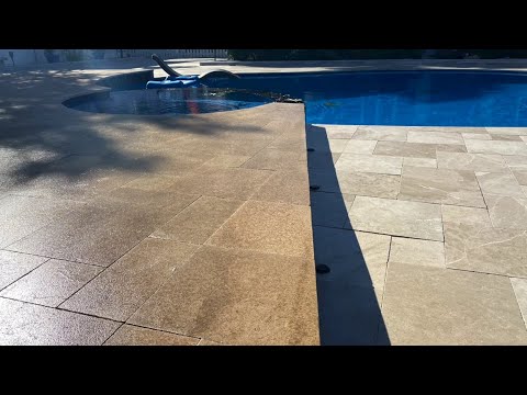 How to Restore Faded Travertine / Non Slip for Travertine