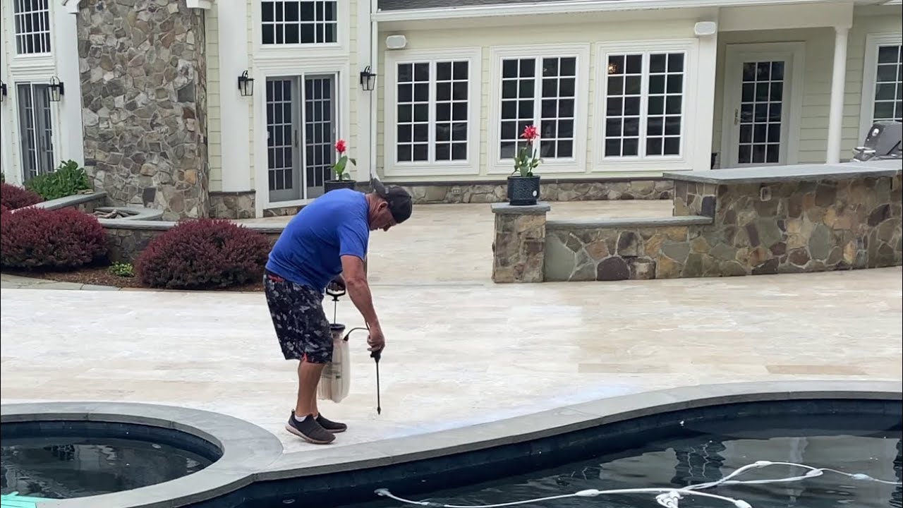 New Jersey Travertine Sealing / Anti Slip for Travertine