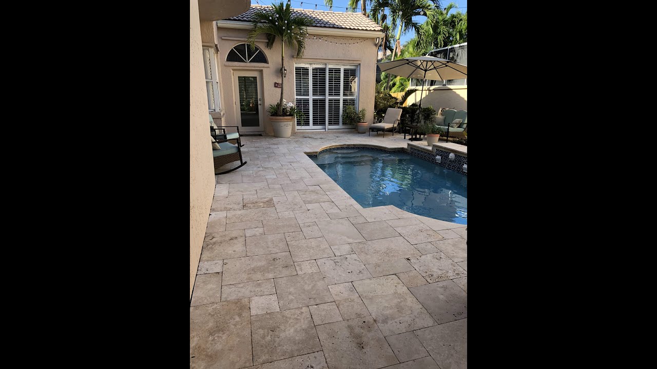 Sealing Travertine Pavers for Pools and Patios