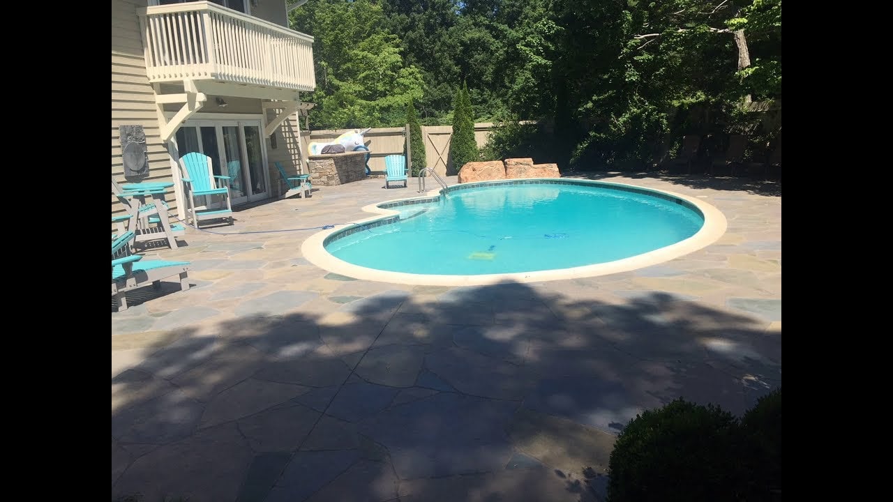 Slippery Stamped Concrete in North Carolina. Non Slip for Stamped Concrete