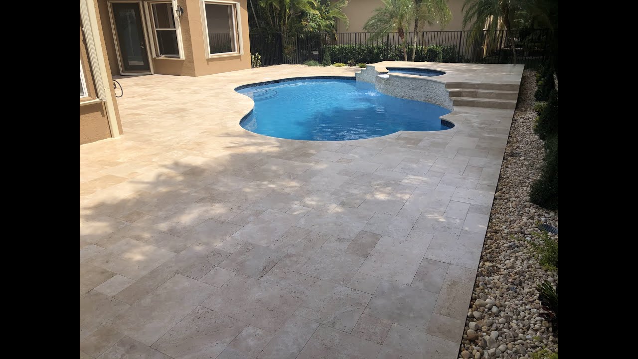 Does Travertine Need to be Sealed around a Pool?