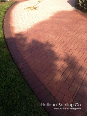 Color Dyeing Pavers - After