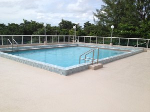 Condo pool deck