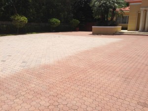 Staining Faded Pavers