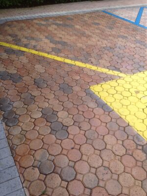 Faded Pavers After