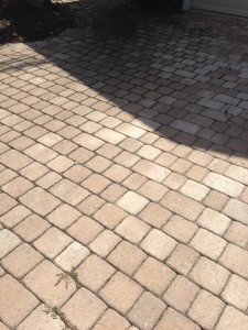 Paver Sealing Before