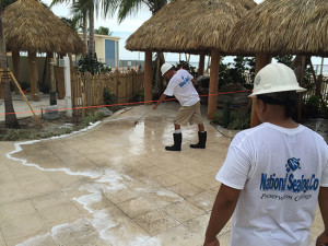 Our durable coating process is 3-5x more durable than common sealers. No other company can claim the unique product features and benefits that National Sealing’s coating product offers