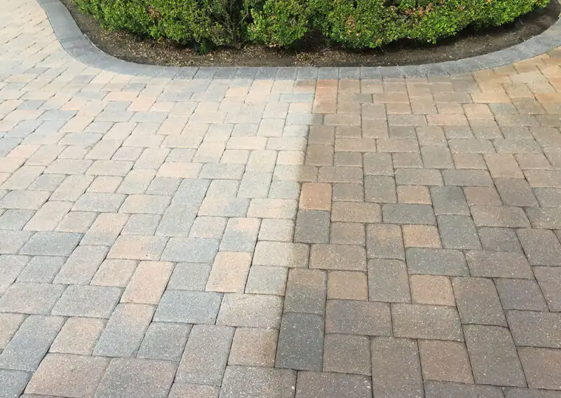 Faded Dyeing VS Replacement Pavers