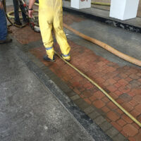 How to Remove Sealer & Paint from Brick Pavers by National Sealing Co.