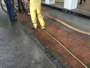 How to Remove Sealer & Paint from Brick Pavers by National Sealing Co.