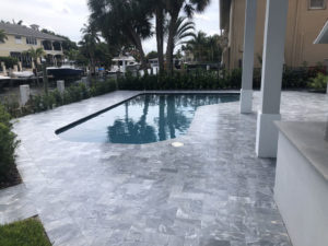 Gray Travertine Enhances Color