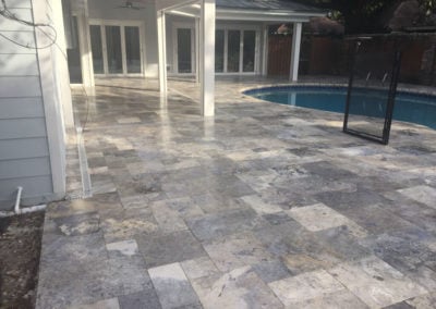 Darker Travertine Brings Out Beauty of Stone