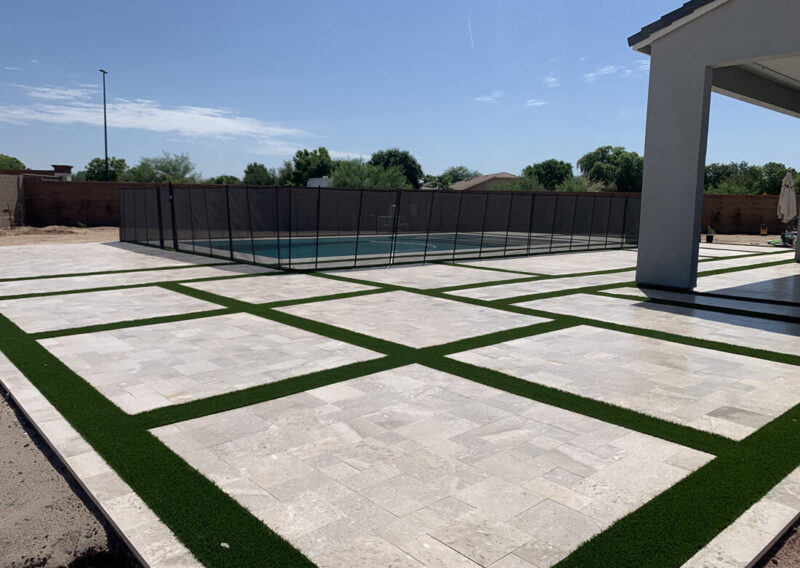 Sealing Travertine + Nano Non Slip Beads – Gilbert, AZ