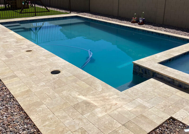 Sealing Travertine + Nano Non Slip Beads – Gilbert, AZ
