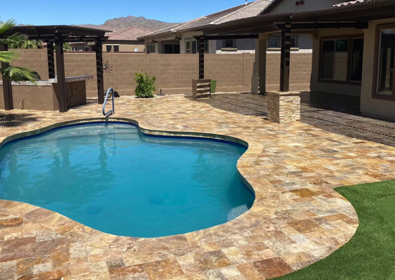 Sealing Travertine + Nano Non Slip Beads – Litchfield Park, AZ
