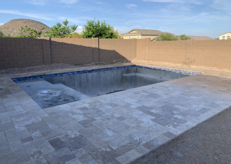 Sealing Travertine + Nano Non Slip Beads – Peoria, AZ