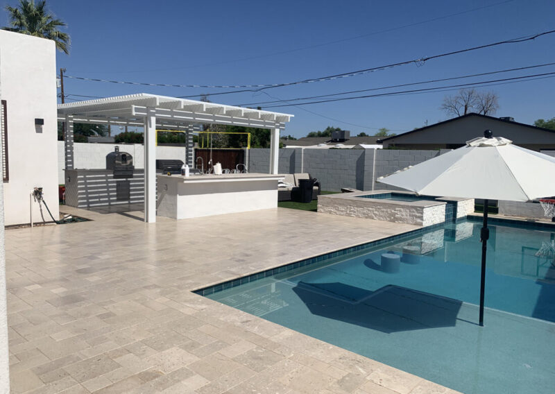 Sealing Travertine + Nano Non Slip Beads – Phoenix, AZ