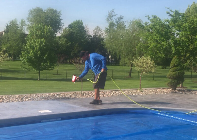 Sealing Stamped Concrete - Hillsborough, NJ