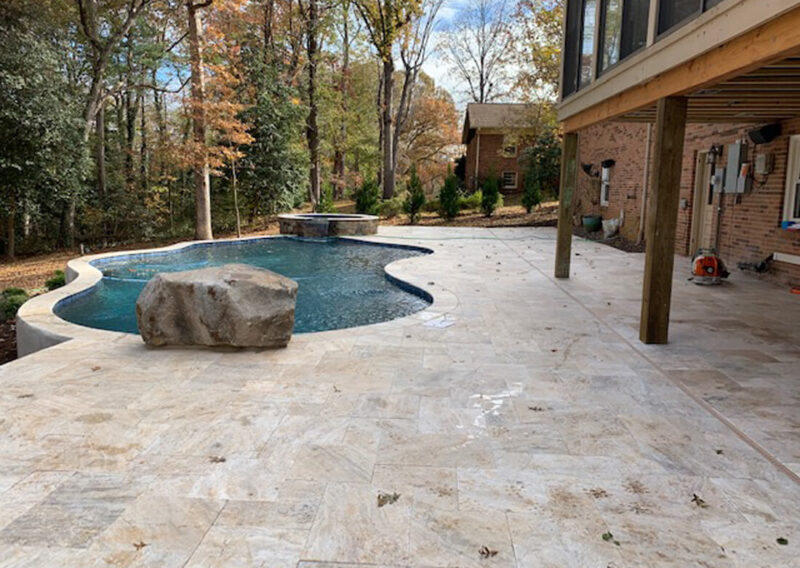 Sealing Travertine - Hickory, NC