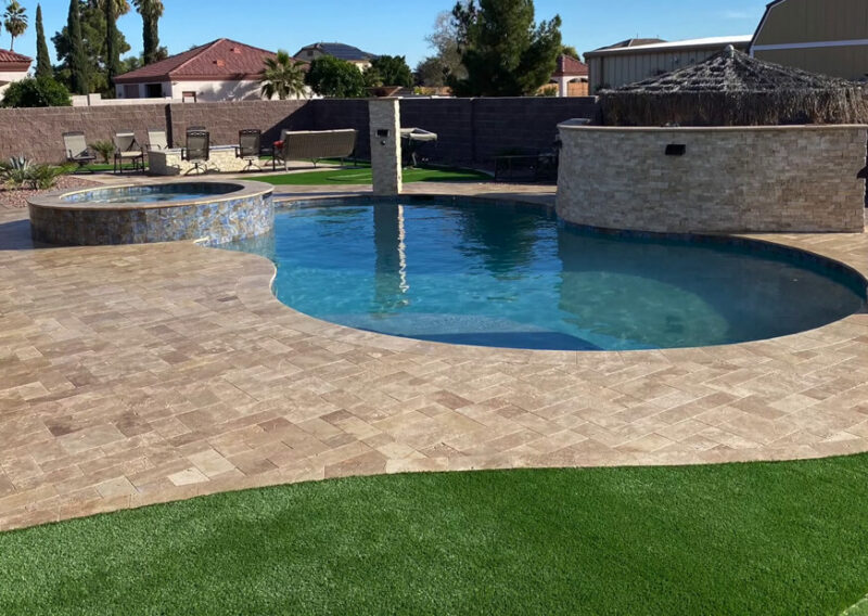 Sealing Travertine + Nano Non Slip Beads – Goodyear, AZ