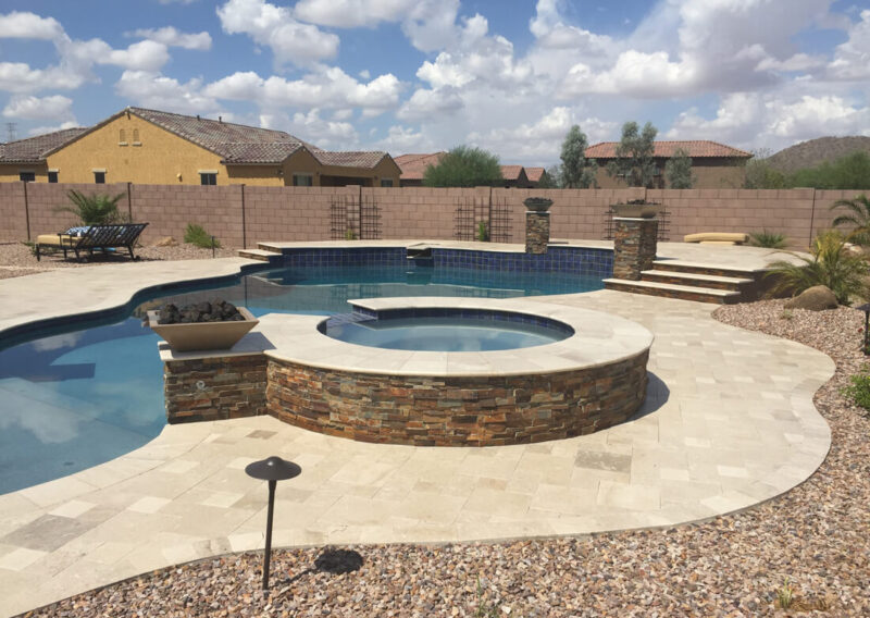 Sealing Travertine + Nano Non Slip Beads – Peoria, AZ