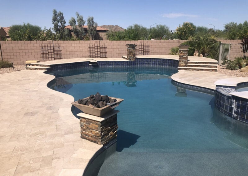 Sealing Travertine + Nano Non Slip Beads – Phoenix, AZ