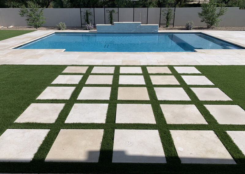 Sealing Travertine + Nano Non Slip Beads – Tucson, AZ