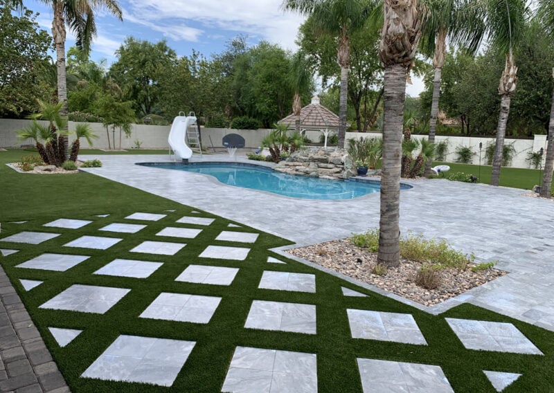 Sealing Travertine + Nano Non Slip Beads – Gilbert, AZ