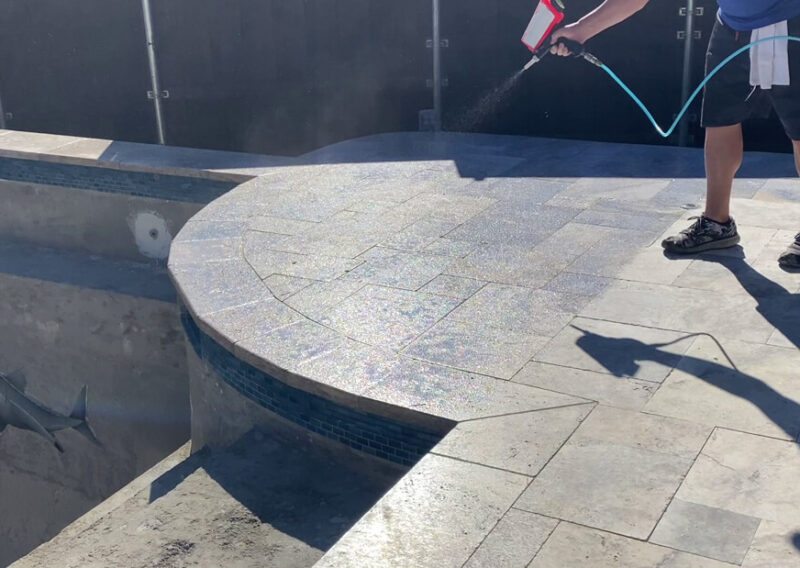 Sealing Travertine - Rockwall, TX