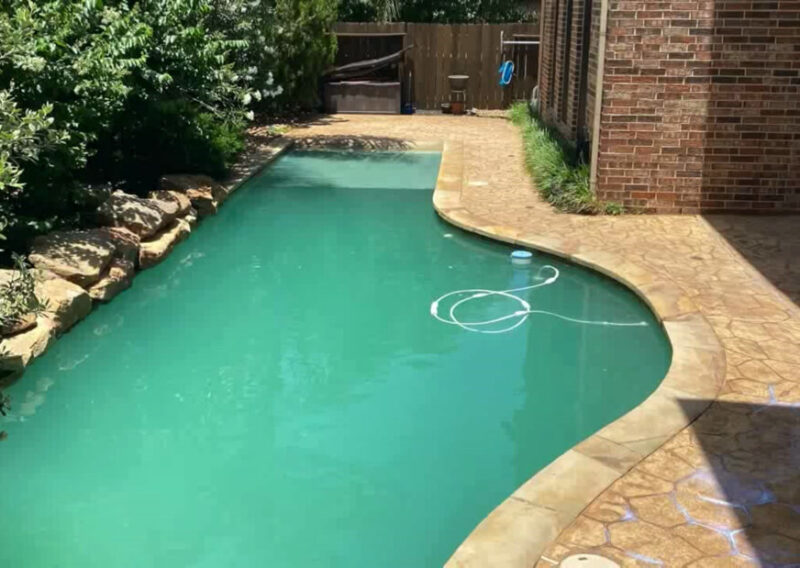 Sealing Stamped Concrete - Parker, TX