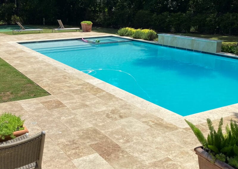 Travertine Sealing - Katy, TX