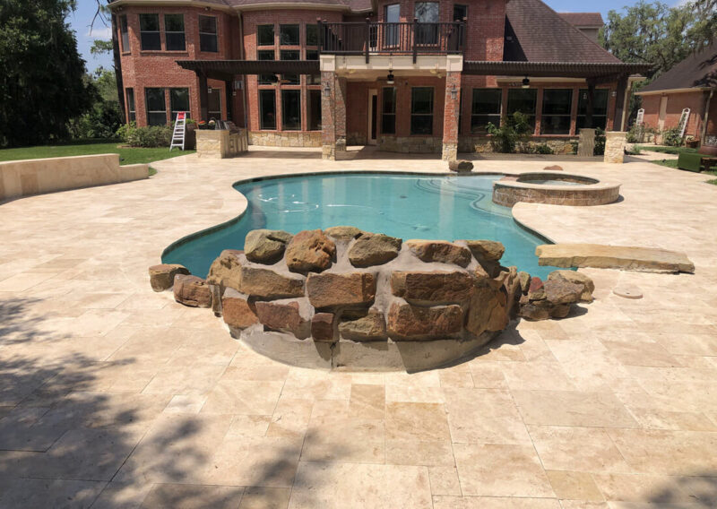 Travertine Sealing - Lake Jackson, TX