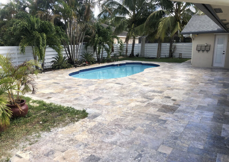 Sealing Travertine - Miami, FL