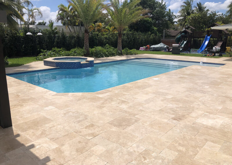 Sealing Travertine - Miami, FL