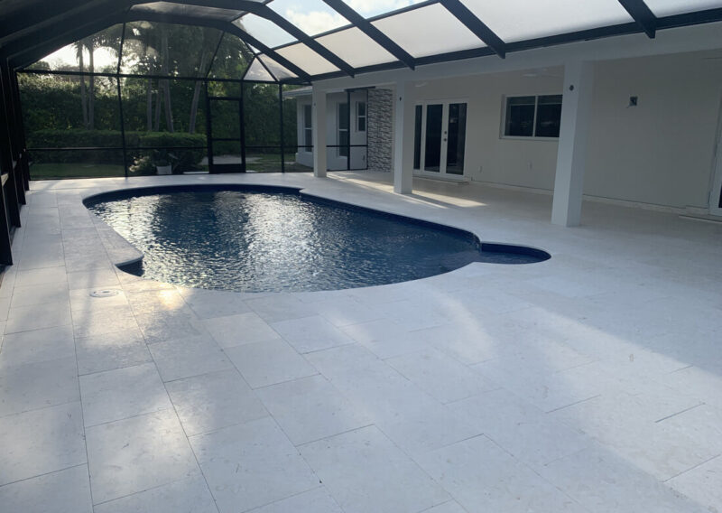 Sealing Travertine - Miami, FL