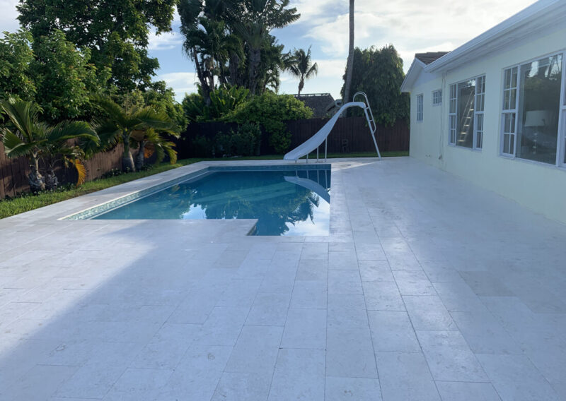 Sealing Travertine - Miami, FL