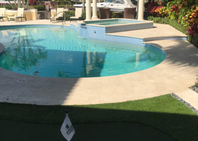 Sealing Travertine Pool Deck - Boca Raton, FL