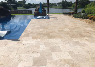 Sealing Travertine Deck - Boca Raton, FL