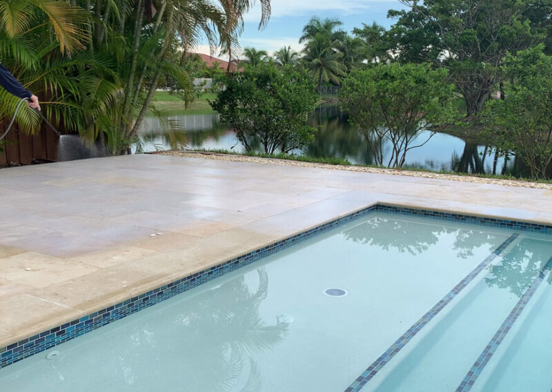 Sealing Travertine - Miami, FL