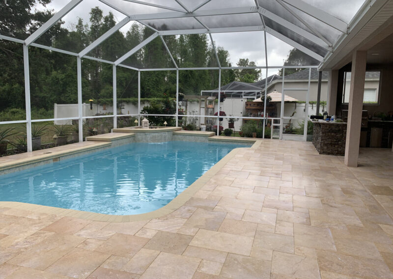 Sealing Travertine Installation - Tampa, FL