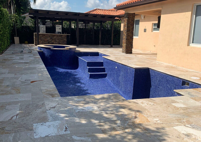 Sealing Travertine - Miami, FL
