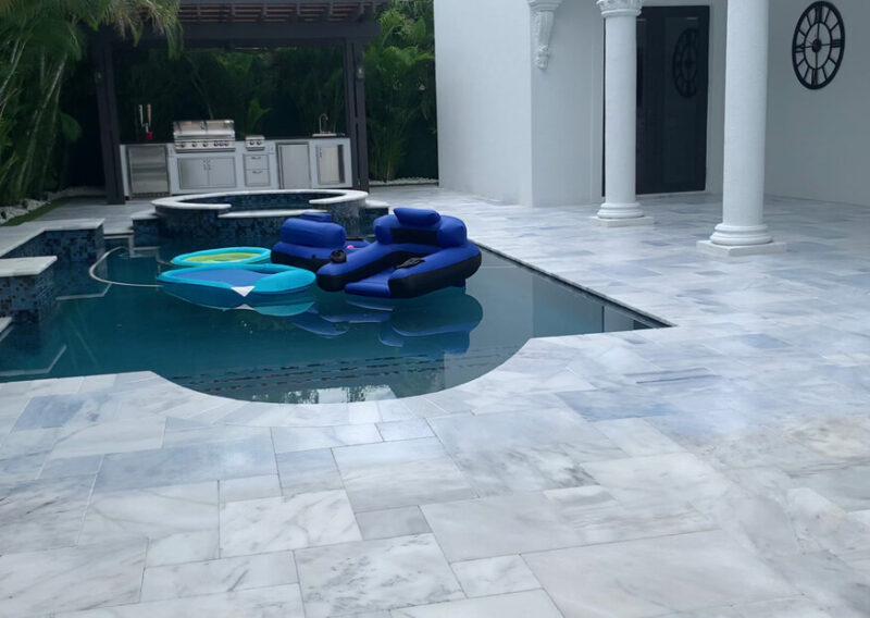 Sealing Travertine - Miami Lakes, FL