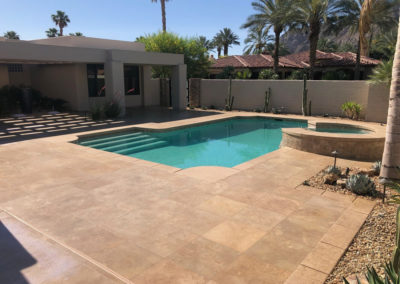 Sealing Travertine - Palm Springs, CA