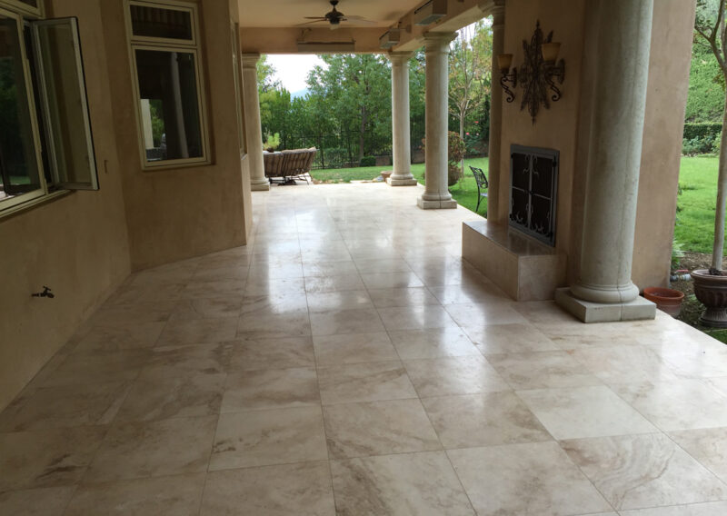 Sealing Travertine - Westlake Village