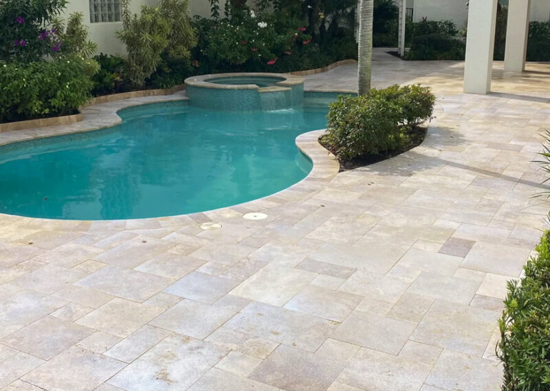 Travertine Sealing - Boca Raton, FL